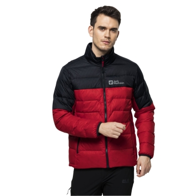 Jack Wolfskin Winter Down Jacket DNA Tundra 2022 (very warm, windproof) red Men